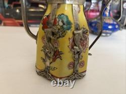 Set Of 3 Antique Tibetan Ceremonial Tea Pots