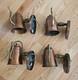 Set Of 4 Vintage Copper And Brass Tea Pot Wall Sconces Light Fixtures