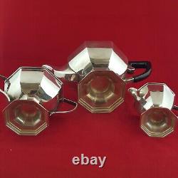 Set Of Silver Plated Tea Pot With Milk Jug & Sugar Bowl NA 6000