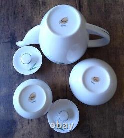 Set of 21 SANGO Japan BAMBOO Plates, Saucer, Creamer & Sugar, Tea Cup, Tea Pot