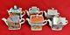 Set Of 6 Enegland James Sadler Teapots