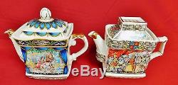 Set of 6 Enegland James Sadler Teapots