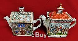 Set of 6 Enegland James Sadler Teapots