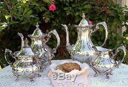 Sheffield Silver Company Silver Plated Tea Set Good Pre-Owned Condition