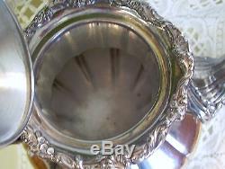 Sheffield Silver Company Silver Plated Tea Set Good Pre-Owned Condition