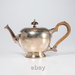 Sheffield Silver Plated 19th Century Tea Pot Creamer Sugar Mixed Lot Set