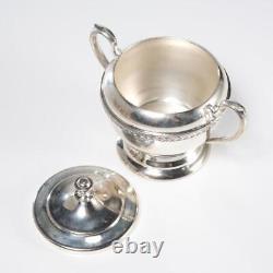 Sheffield Silver Plated 19th Century Tea Pot Creamer Sugar Mixed Lot Set