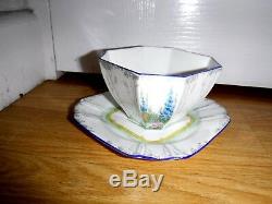 Shelley Tea Set For 6 11607 My Garden Teapot 6 Trios Milk Jug & Sugar Bowl