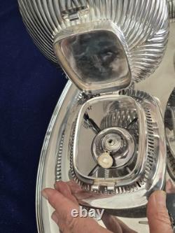 Silver Plated Gorham Newport Tea & Coffee Set 5 Piece With Tray unknown year
