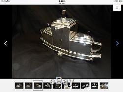 Silver tea set Looks Like A Boat Bought In