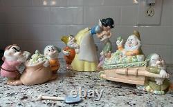Snow White and the Seven Dwarfs Teapot, Sugar and Creamer Set