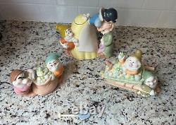 Snow White and the Seven Dwarfs Teapot, Sugar and Creamer Set