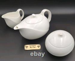 Solar by Wedgwood Shape 225 Tea Set Tea Pot, 4 Sugar Bowl & Lid, 3.5 Creamer