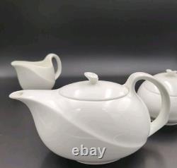 Solar by Wedgwood Shape 225 Tea Set Tea Pot, 4 Sugar Bowl & Lid, 3.5 Creamer