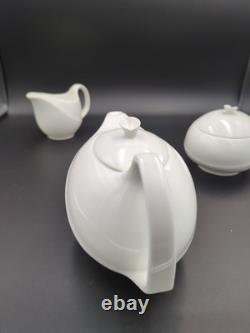 Solar by Wedgwood Shape 225 Tea Set Tea Pot, 4 Sugar Bowl & Lid, 3.5 Creamer