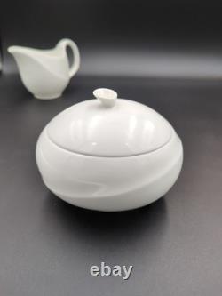 Solar by Wedgwood Shape 225 Tea Set Tea Pot, 4 Sugar Bowl & Lid, 3.5 Creamer