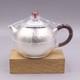 Solid 999 Pure Silver Teapot Handmade Small Kung Fu Fine Silver Weave Pot Sets