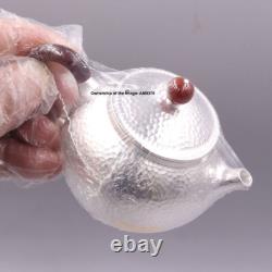 Solid 999 Pure Silver Teapot Handmade Small Kung Fu Fine Silver Weave Pot Sets