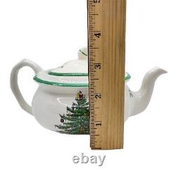 Spode Christmas Tree Gold Tea Set Teapot Sugar Bowl Creamer SMALL