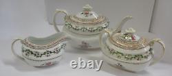 Spode Craigavon 3 Piece Tea Set, Teapot, Creamer, Sugar