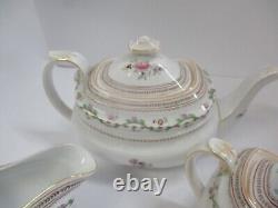 Spode Craigavon 3 Piece Tea Set, Teapot, Creamer, Sugar