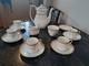 Spode Kensington Coffee/tea Set Pattern Y8051 Vintage, Burgundy With