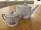 Spode Trade Winds Red Sugar Bowl And Tea Pot (2 Piece)