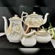 Spode's Garden By Spode Tea Pot, Coffee Pot, Creamer And Sugar With Lid 7 Pcs