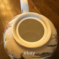 St George's (England) Floral Bone China Tea Pot, Creamer & Open Sugar Bowl