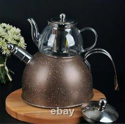 Stainless Steel Teapot Set, Turkish Tea Pot Set, Tea Kettle, Tea Maker
