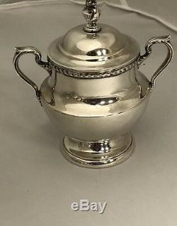 Sterling Silver By Poole 1027 Georgian Tea Pot Set Of 4