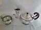 Sterling Silver Tea Pot Set Sheffield, England 1898 John Round And Son