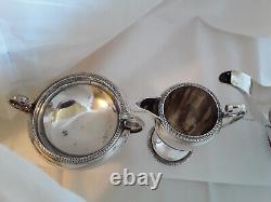 Sterling Silver Tea Pot Set Sheffield, England 1898 John Round and Son