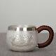 Sterling Silver Tea Set Stove Kettle Tea Pot Tea Cups Handmade Wealth Blooms Set