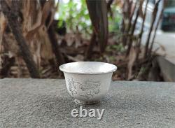 Sterling Silver Tea Set Stove Kettle Tea Pot Tea Cups Pure 999 Silver Snowflake
