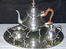 Stieff Colonial Williamsburg Pewter 4 Pc Tea Set