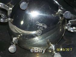 Stieff Colonial Williamsburg Pewter 4 PC Tea Set