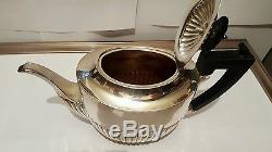 Stunning Victorian Solid Silver 3 Piece Tea Set London Hallmark 1893 906g pot
