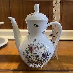 Stunning Winterling Bavaria Germany Floral Tea Pot Set Vintage