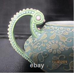 Superior Quality Artist-Signed JAPANESE MORIAGE TEA Pot & Cup Set, circa 1890s