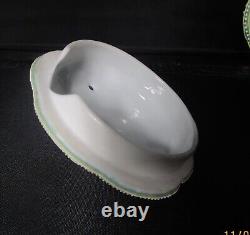 Superior Quality Artist-Signed JAPANESE MORIAGE TEA Pot & Cup Set, circa 1890s