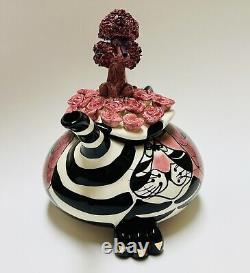 Swak Lynda Corneille Whimsical Tea Pot Sasha Pink Poodle Cats Sealed with a Kiss
