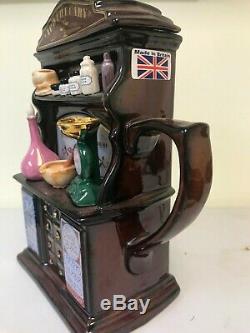 Swineside Teapottery Apothecary Teapot 10H x 9 1/2W x 3 1/2D