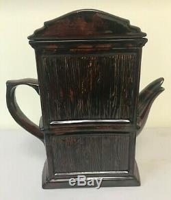 Swineside Teapottery Apothecary Teapot 10H x 9 1/2W x 3 1/2D