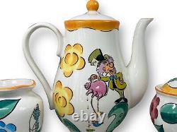 TEA SET Mad Hatter Tea Party Disney's Alice In Wonderland