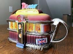 THE TEAPOTTERY Limited Edition Collectible TeapotEARL'S DINER681/2000UNUSED