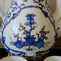 Tableware TEA POT SET Hand Painted China Blue White