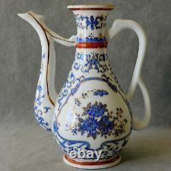 Tableware TEA POT SET Hand Painted China Blue White