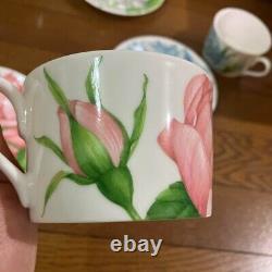 Taitu Rose & Rose Tea Pot Tea Cup Saucer 3 Set EMILIO BERGAMIN