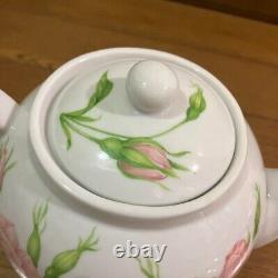Taitu Rose & Rose Tea Pot Tea Cup Saucer 3 Set EMILIO BERGAMIN